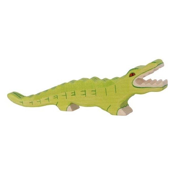 Holztiger Krokodil
