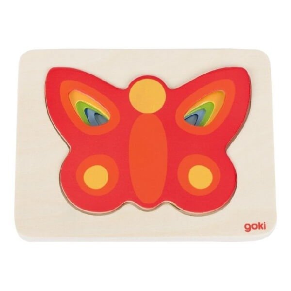 Schichtpuzzle-Schmetterling