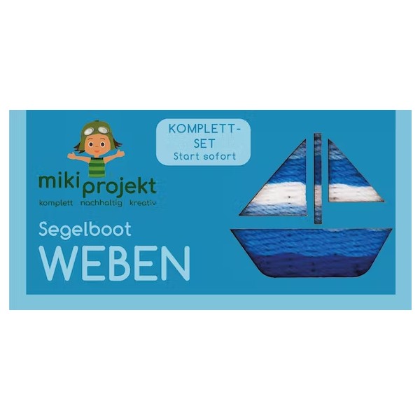 Bastelset Weben Segelboot