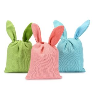 Papierdrachen 3 Geschenksäckchen zu Ostern – Jute