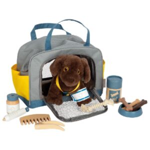 Legler Hund mit Tasche und Pflege-Set