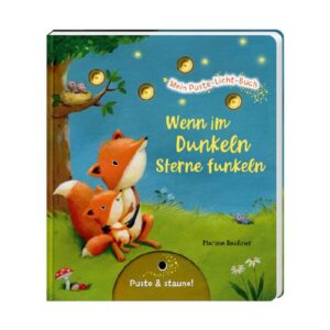 Mein Puste-Licht-Buch Wenn im Dunklen Sterne funkeln