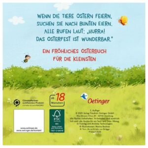 Wenn die Tiere Ostern feiern Verlag Oetinger