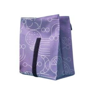Snack-Tüüt - Lunchbag flieder mit Faltschachtel von Umstüten