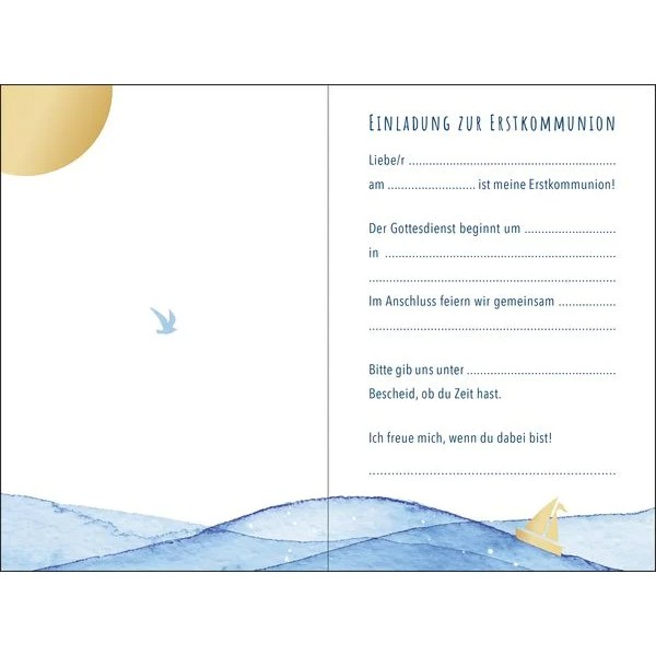 Einladung zu meiner Erstkommunion Pattloch Verlag