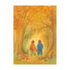Postkarten Marjan van Zeyl - Herbstwald