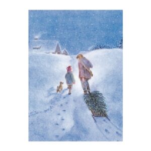 Monika Speck Kunstkarte Unterwegs im Winter